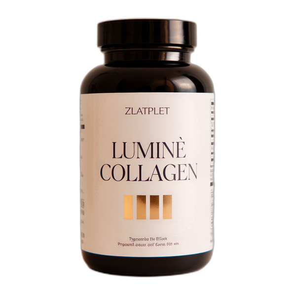 Luminé Collagen – prémiová čierna fľaša so zlatými detailmi